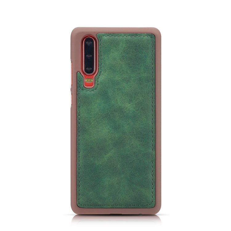 Retro Magnetic Detachable Horizontal Flip Leather Case for Huawei P30, with Card Slots & Wallet & Photo Frame
