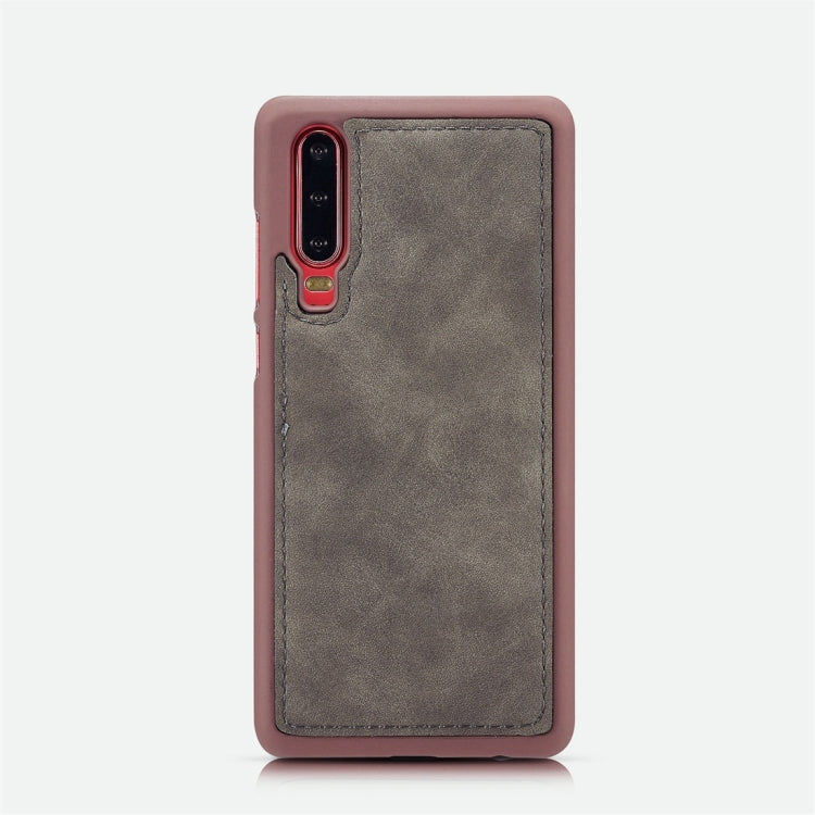 Retro Magnetic Detachable Horizontal Flip Leather Case for Huawei P30, with Card Slots & Wallet & Photo Frame