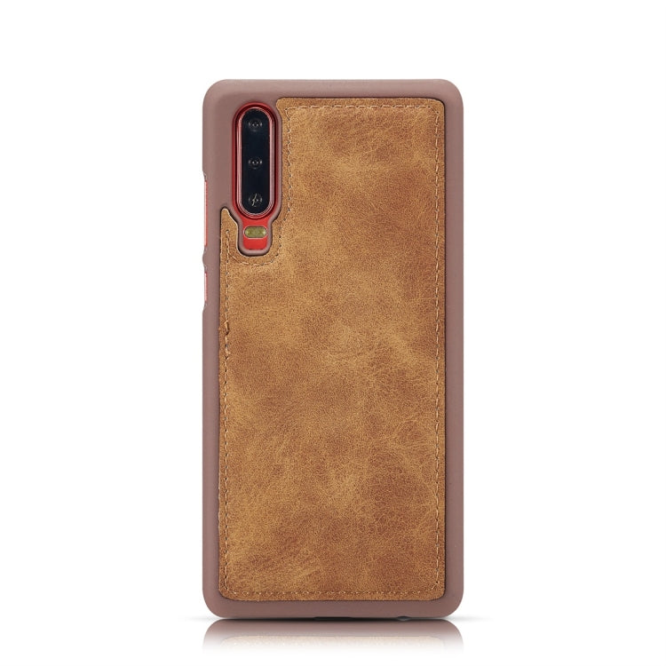 Retro Magnetic Detachable Horizontal Flip Leather Case for Huawei P30, with Card Slots & Wallet & Photo Frame