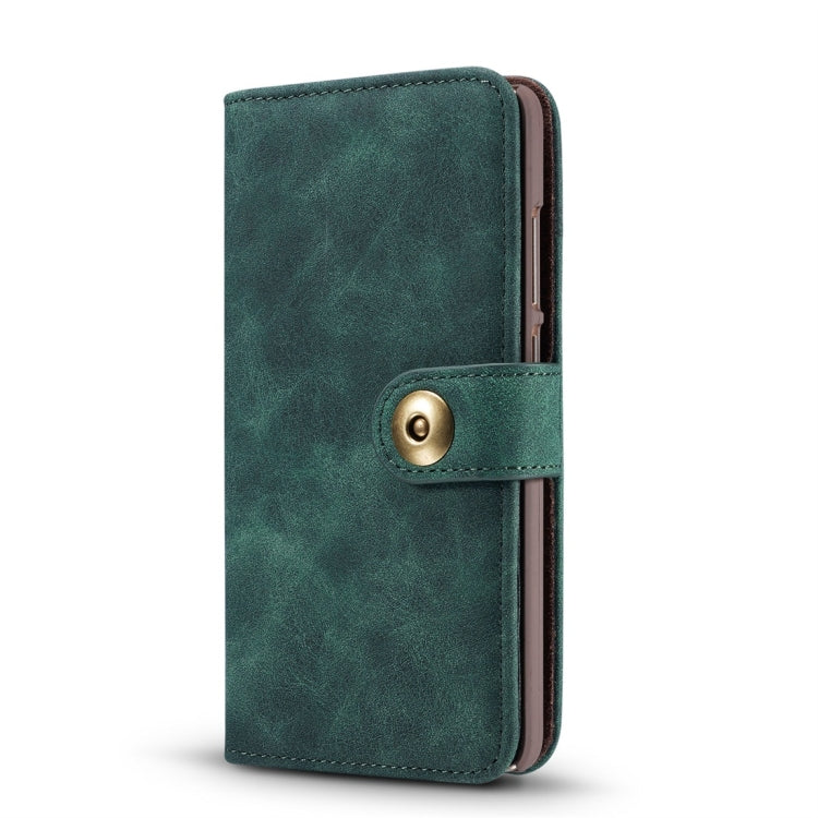 Retro Magnetic Detachable Horizontal Flip Leather Case for Huawei P30 Lite, with Card Slots & Wallet & Photo Frame