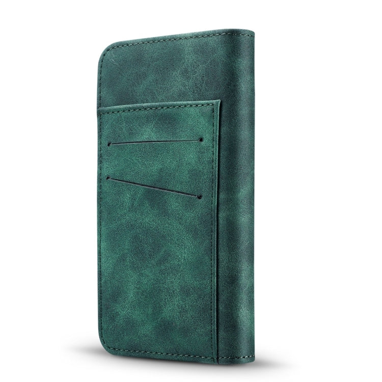 Retro Magnetic Detachable Horizontal Flip Leather Case for Huawei P30 Lite, with Card Slots & Wallet & Photo Frame