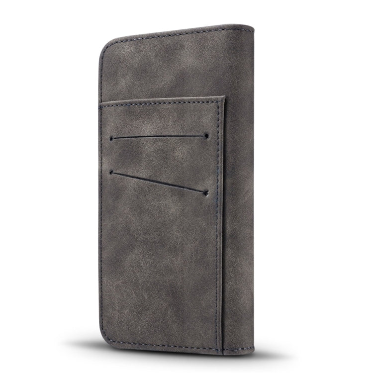 Retro Magnetic Detachable Horizontal Flip Leather Case for Huawei P30 Lite, with Card Slots & Wallet & Photo Frame