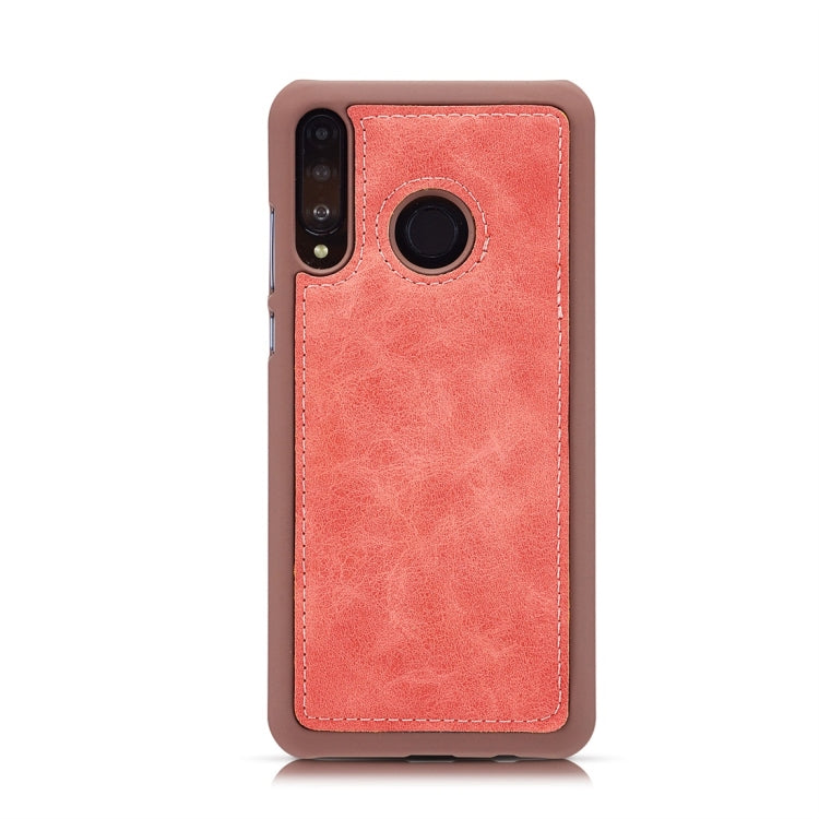 Retro Magnetic Detachable Horizontal Flip Leather Case for Huawei P30 Lite, with Card Slots & Wallet & Photo Frame