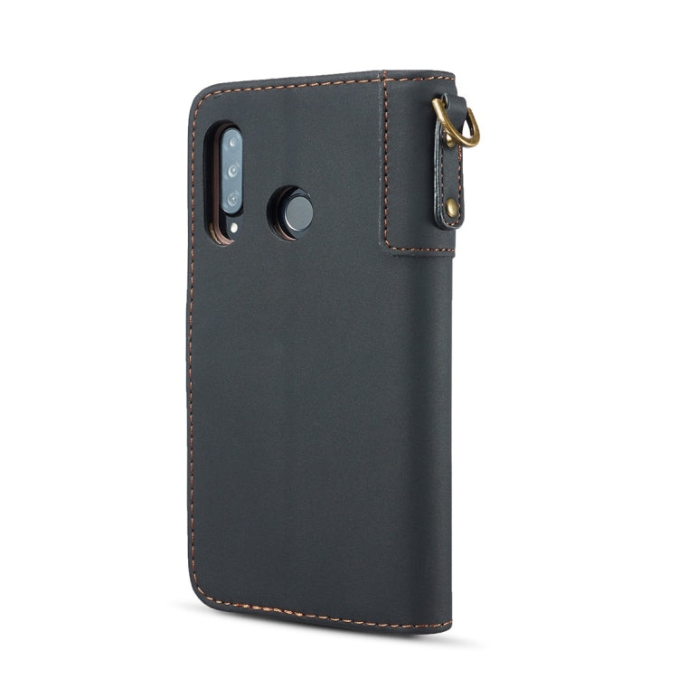Cowhide Texture Horizontal Flip Leather Case for Huawei P30 Lite, with Holder & Card Slots & Wallet & Sling