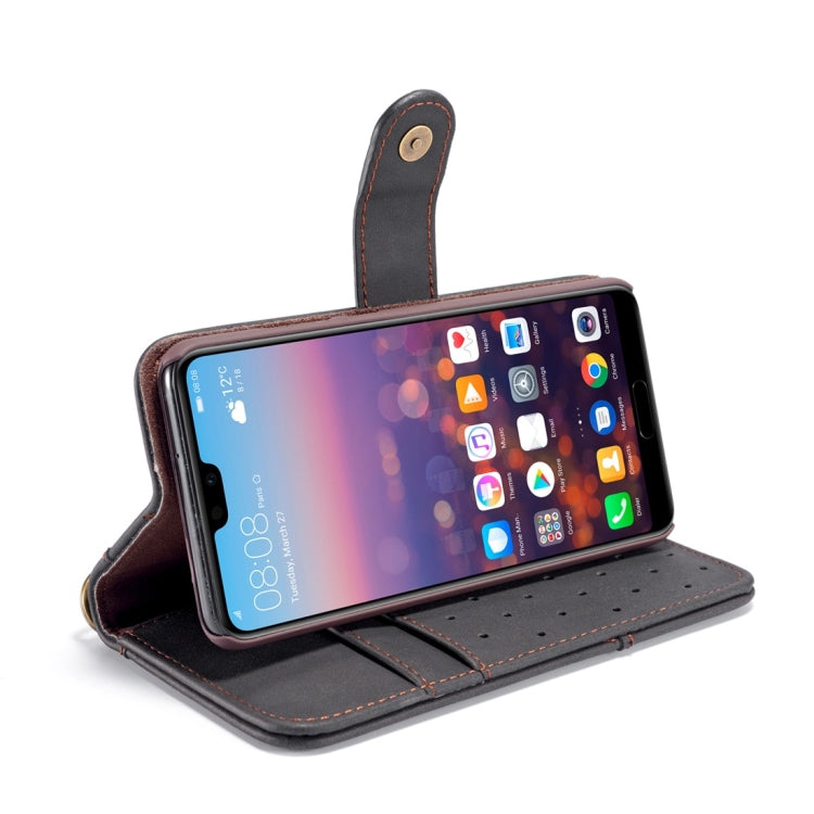 Cowhide Texture Horizontal Flip Leather Case for Huawei P30 Lite, with Holder & Card Slots & Wallet & Sling