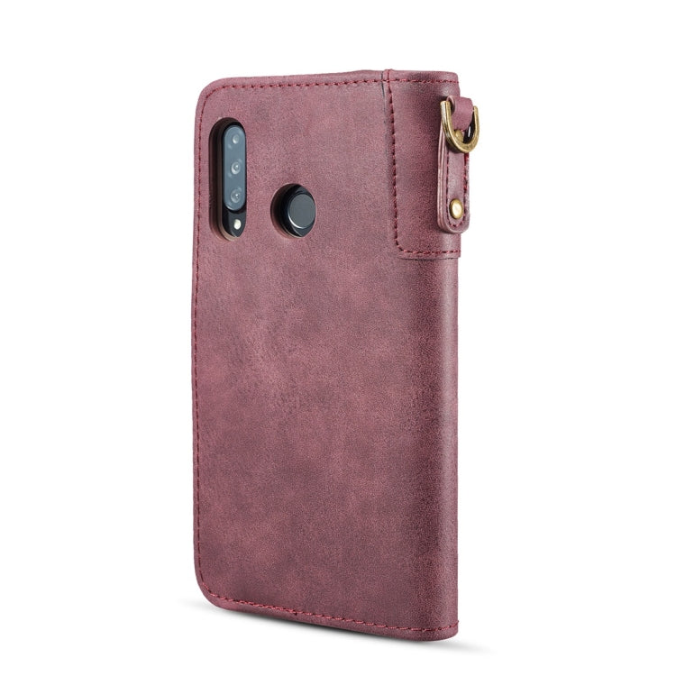 Cowhide Texture Horizontal Flip Leather Case for Huawei P30 Lite, with Holder & Card Slots & Wallet & Sling