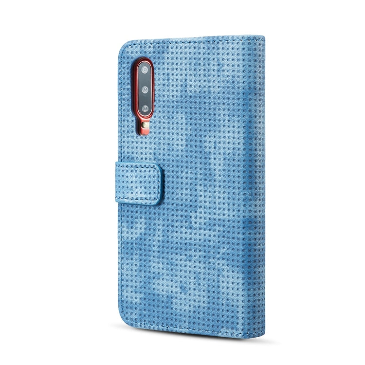 Mesh Breathable Horizontal Flip Leather Case for Huawei P30, with Card Slot & Holder & Wallet & Photo Frame