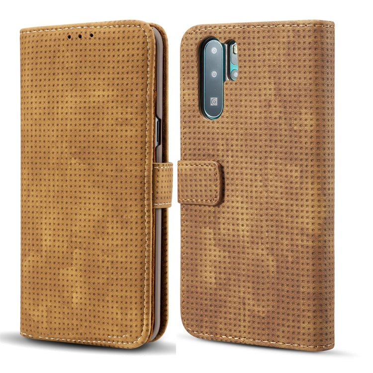 Mesh Breathable Horizontal Flip Leather Case for Huawei P30 Pro, with Card Slot & Holder & Wallet & Photo Frame