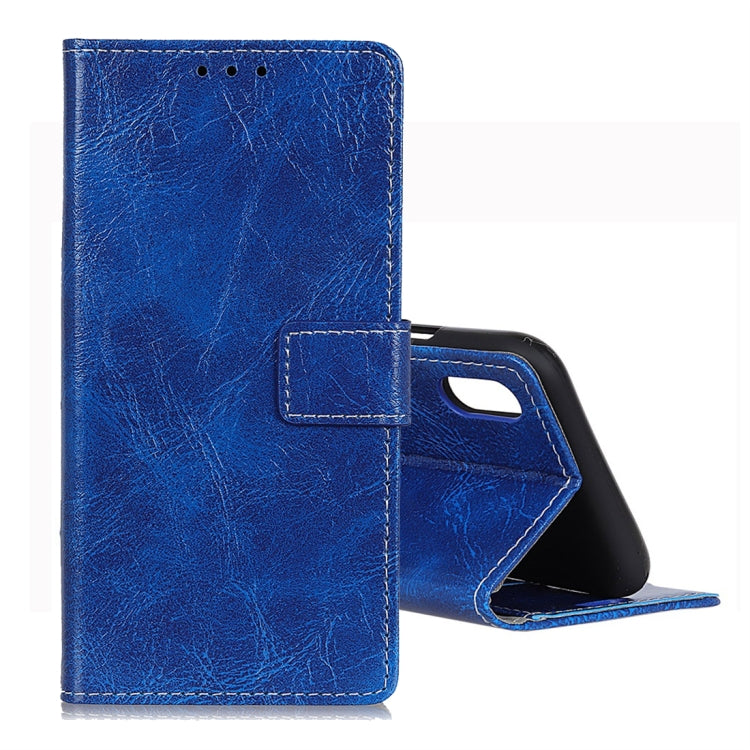Retro Crazy Horse Texture Horizontal Flip Leather Case for Huawei Y5 (2019), with Holder & Card Slots & Wallet & Photo Frame