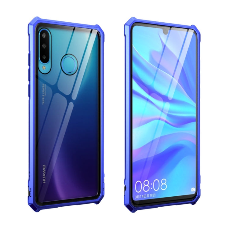 Buckle Series Metal Frame + Tempered Glass Protective Case for Huawei P30 lite / nova 4e