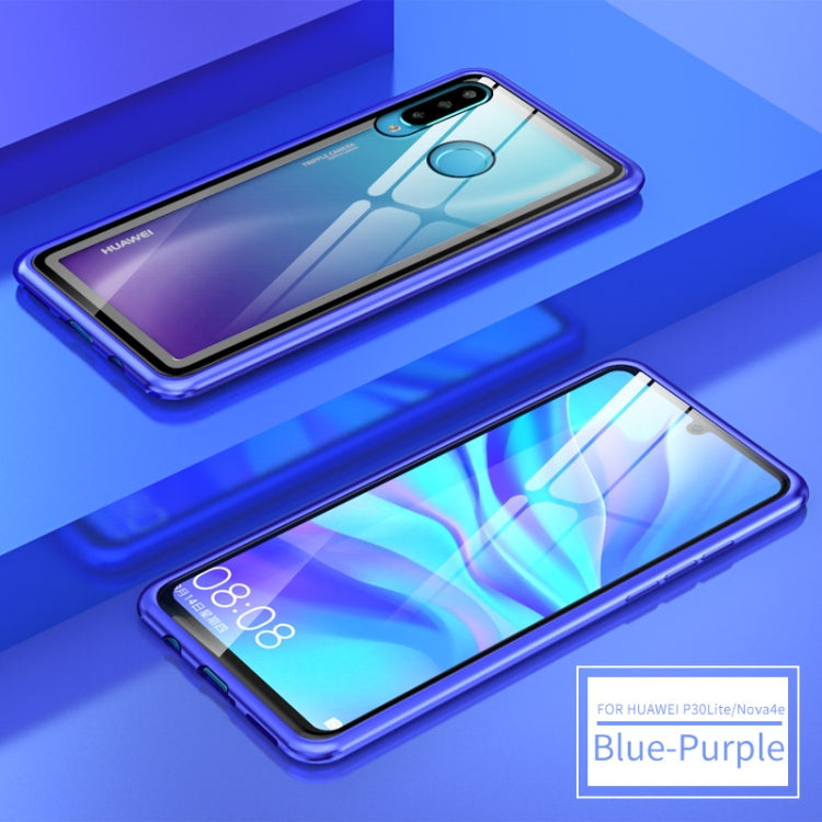 Arc Series Metal Frame + Tempered Glass Protective Case for Huawei P30 lite / nova 4e