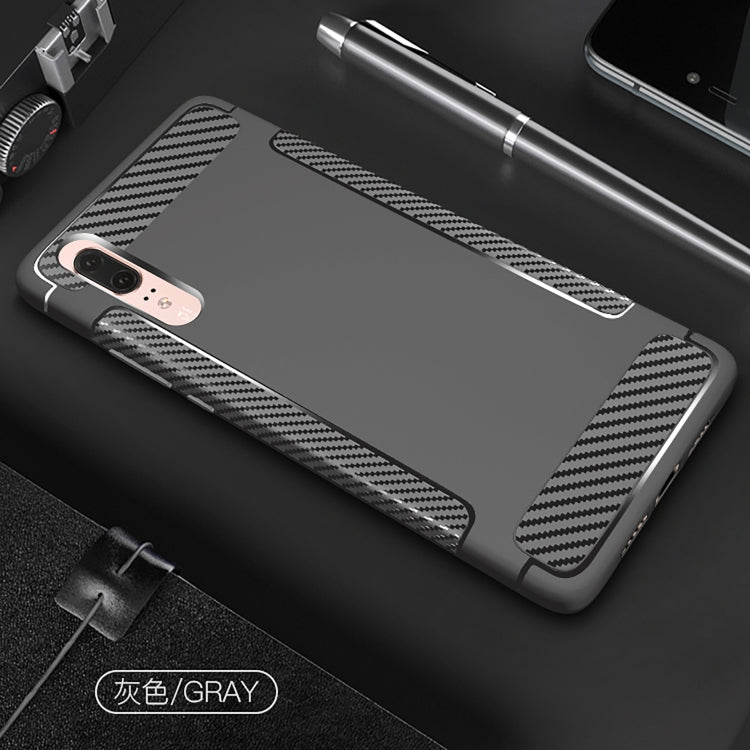 Carbon Fiber Anti-slip TPU Protective Case for Huawei P30