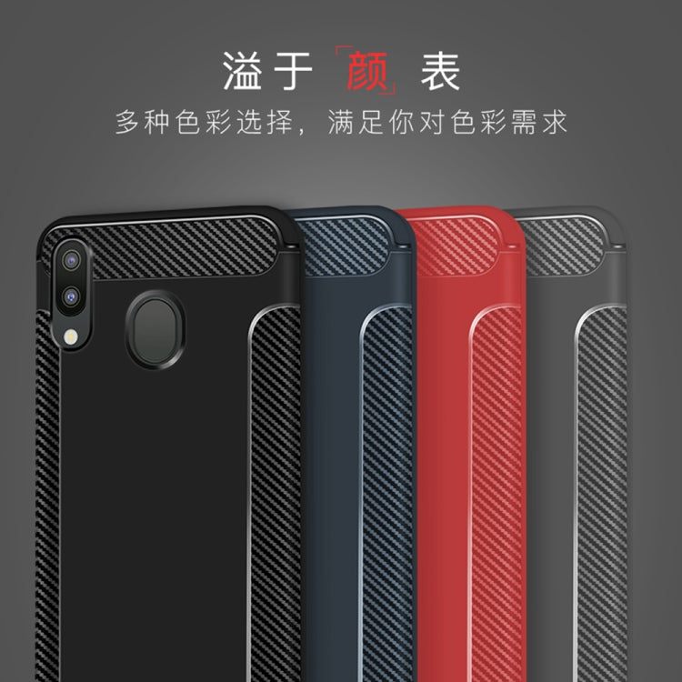 Carbon Fiber Anti-slip TPU Protective Case for Huawei P30 Lite