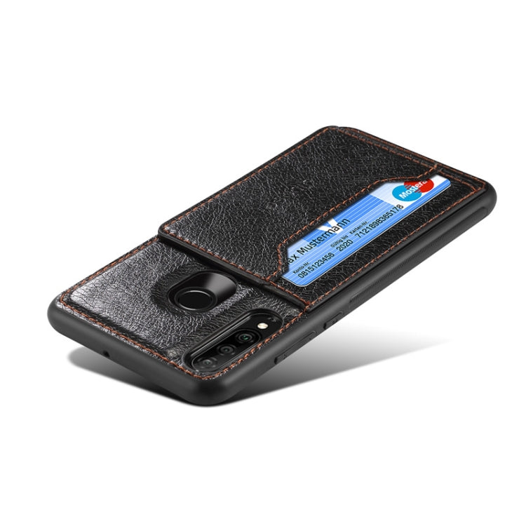 Dibase TPU + PC + PU Crazy Horse Texture Protective Case for Huawei Honor 10i & 20i & Enjoy 9s, with Holder & Card Slots