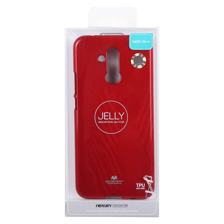 GOOSPERY PEARL JELLY TPU Anti-fall and Scratch Case for Huawei Mate 20 Lite