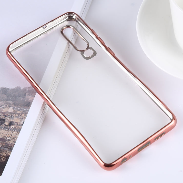 Ultra-thin Electroplating Soft TPU Protective Back Cover Case for Huawei P30