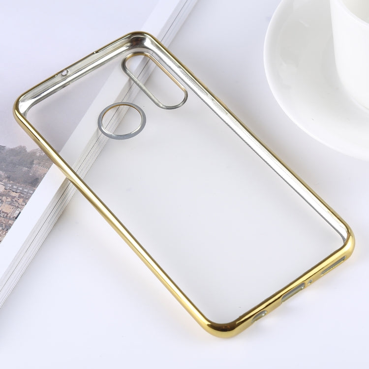 Ultra-thin Electroplating Soft TPU Protective Back Cover Case for Huawei P30 Lite