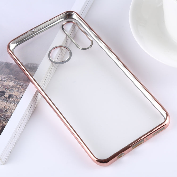 Ultra-thin Electroplating Soft TPU Protective Back Cover Case for Huawei P30 Lite