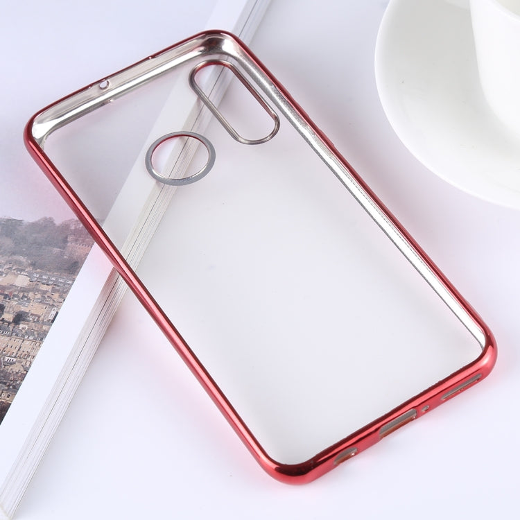 Ultra-thin Electroplating Soft TPU Protective Back Cover Case for Huawei P30 Lite