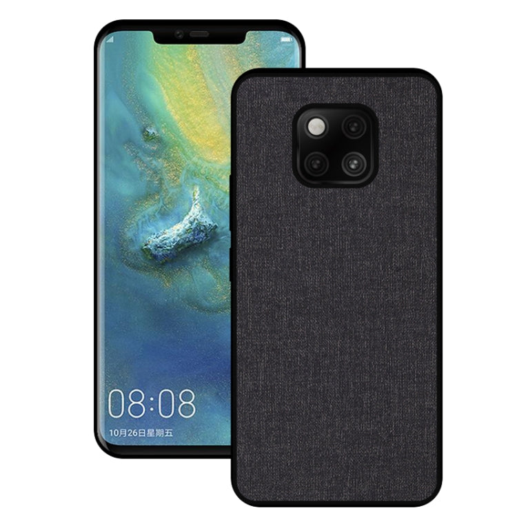 Shockproof Cloth Texture PC+ TPU Protective Case for Huawei Mate 20 Pro