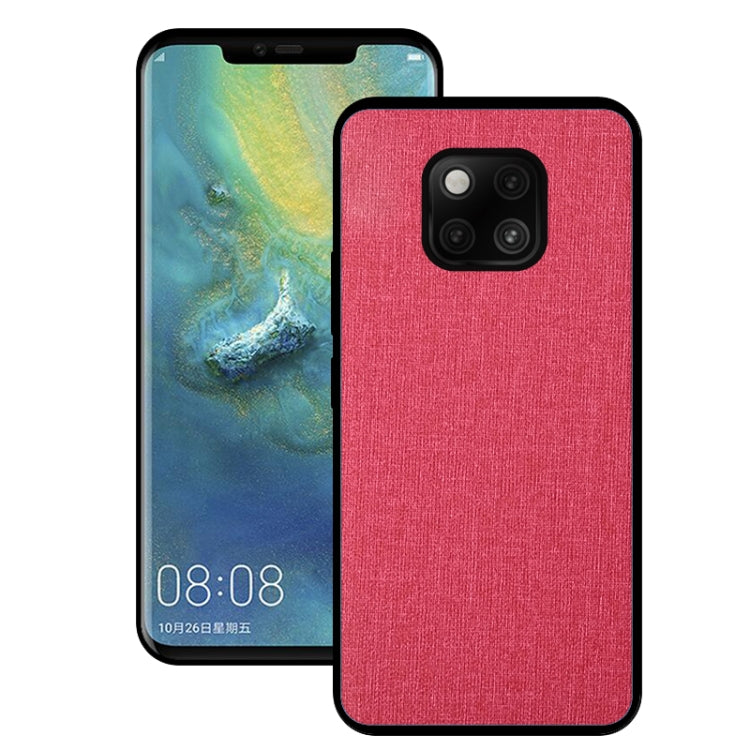 Shockproof Cloth Texture PC+ TPU Protective Case for Huawei Mate 20 Pro