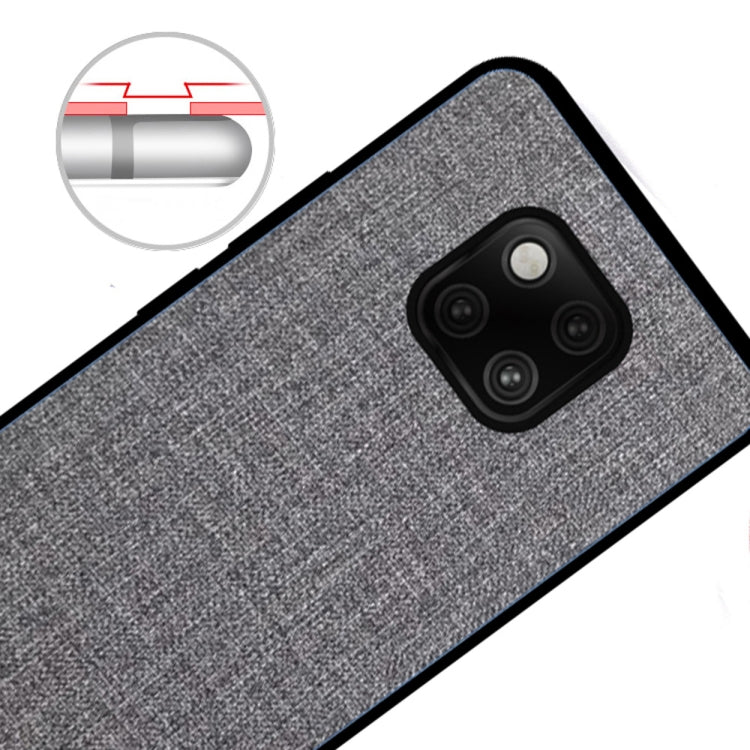 Shockproof Cloth Texture PC+ TPU Protective Case for Huawei Mate 20 Pro