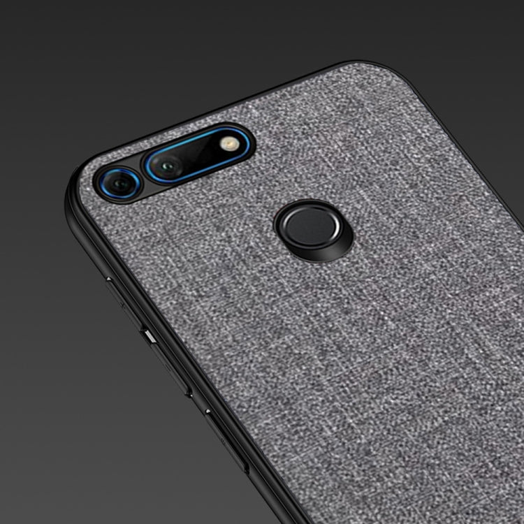Shockproof Cloth Texture PC+ TPU Protective Case for Huawei Honor View 20