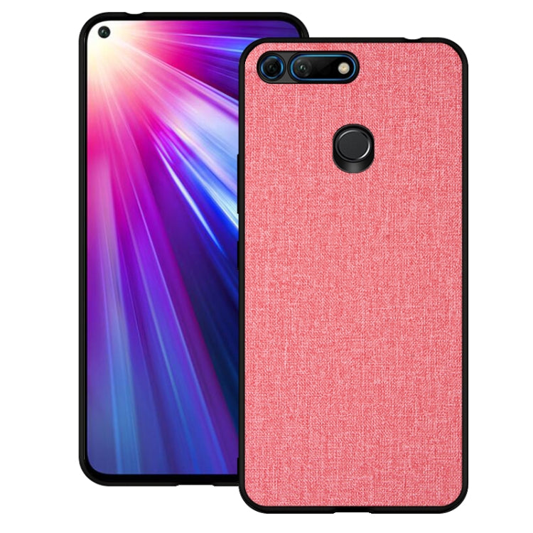 Shockproof Cloth Texture PC+ TPU Protective Case for Huawei Honor View 20