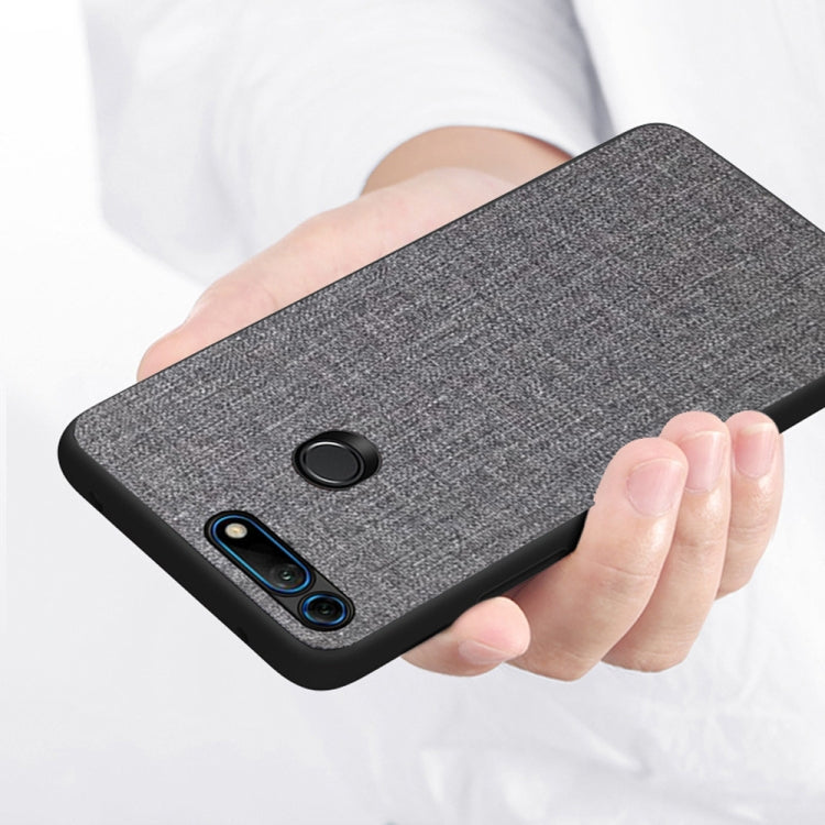 Shockproof Cloth Texture PC+ TPU Protective Case for Huawei Honor View 20