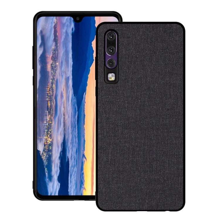 Shockproof Cloth Texture PC+ TPU Protective Case for Huawei P30