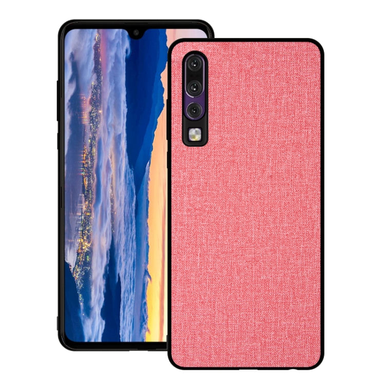 Shockproof Cloth Texture PC+ TPU Protective Case for Huawei P30