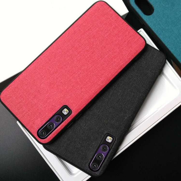 Shockproof Cloth Texture PC+ TPU Protective Case for Huawei P30