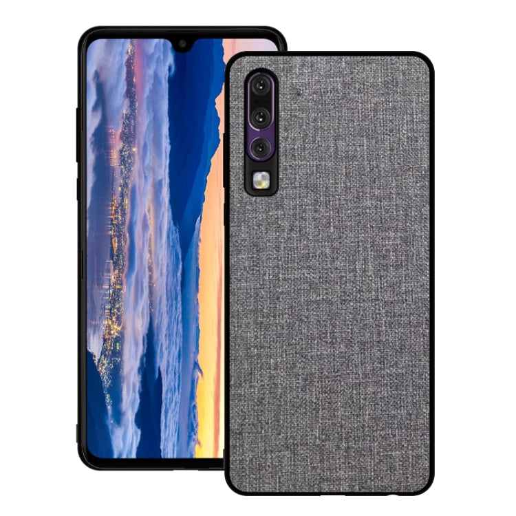 Shockproof Cloth Texture PC+ TPU Protective Case for Huawei P30
