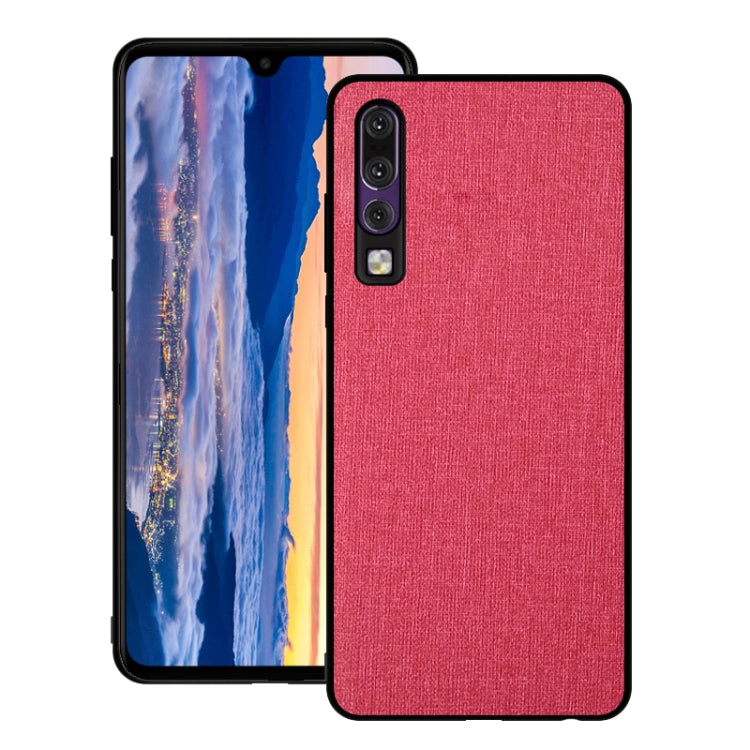 Shockproof Cloth Texture PC+ TPU Protective Case for Huawei P30