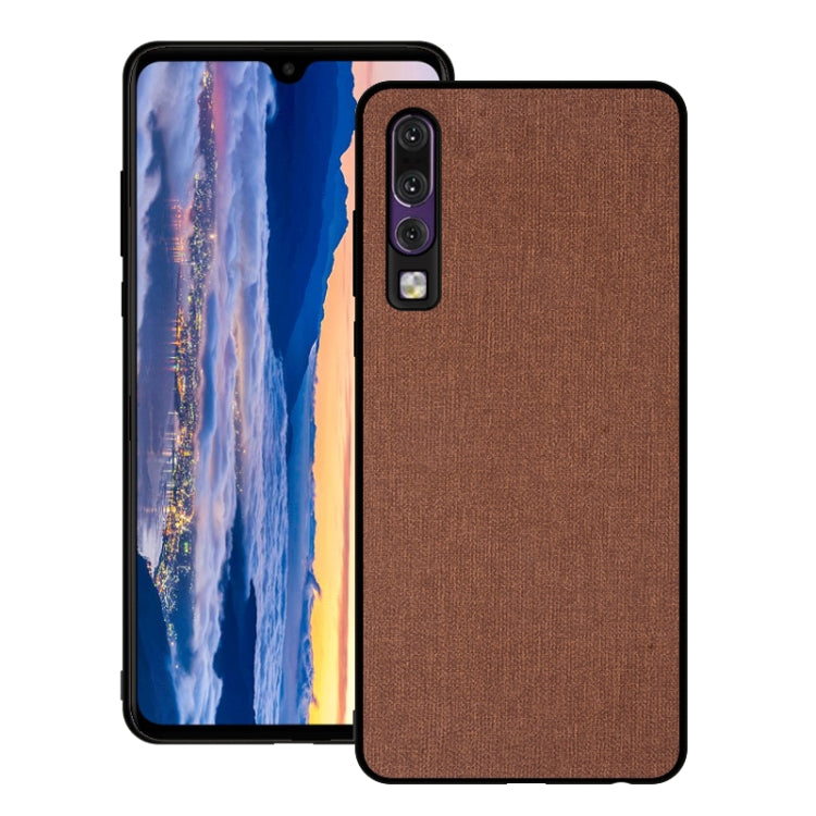 Shockproof Cloth Texture PC+ TPU Protective Case for Huawei P30