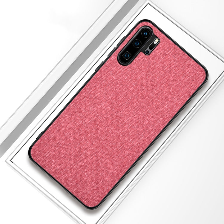Shockproof Cloth Texture PC+ TPU Protective Case for Huawei P30 Pro