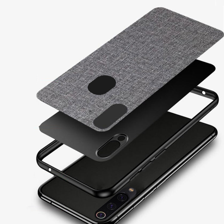 Shockproof Cloth Texture PC+ TPU Protective Case for Huawei Nova 4e & P30 Lite