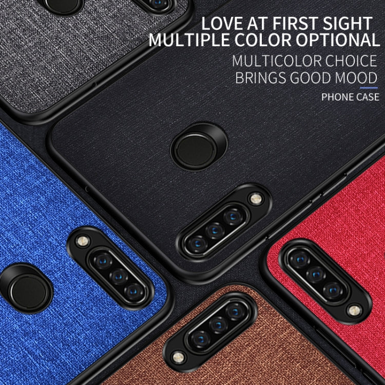 Shockproof Cloth Texture PC+ TPU Protective Case for Huawei Honor 10i