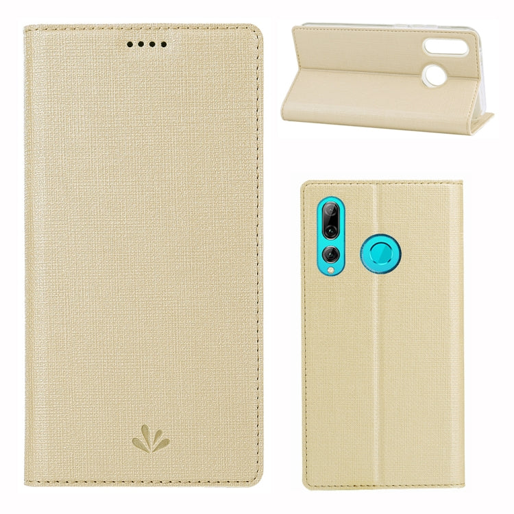 ViLi Texture PU Leather Case for HUAWEI Nova4 Lite / P Smart+(2019) ,with Holder & Card Slots & Wallet