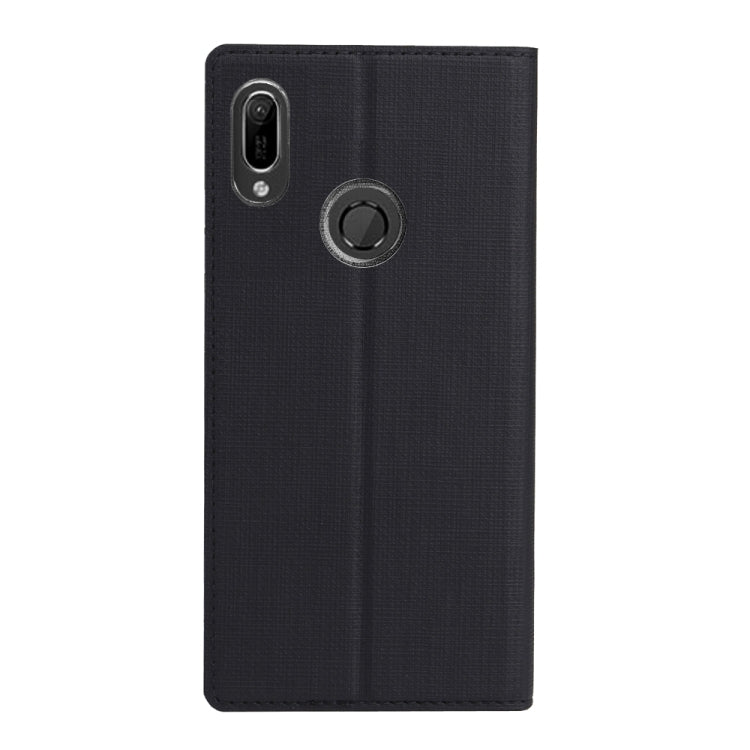 ViLi Texture PU Leather Case for HUAWEI Y6(2019) / Y6 Prime(2019) / Honor8A ,with Holder & Card Slots & Wallet
