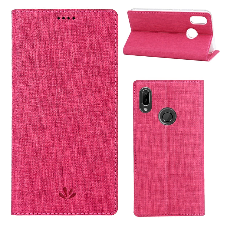 ViLi Texture PU Leather Case for HUAWEI Y6(2019) / Y6 Prime(2019) / Honor8A ,with Holder & Card Slots & Wallet