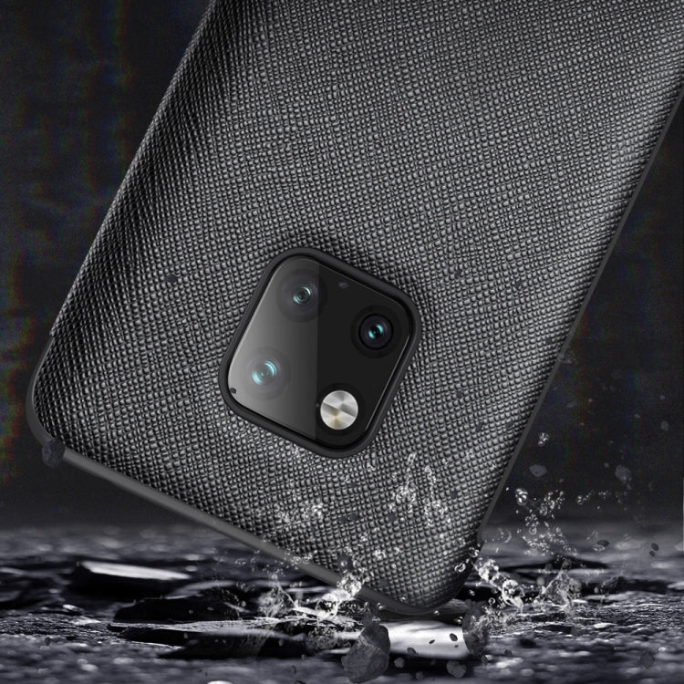 Cross Texture Horizontal Flip Leather Case for Huawei Mate 20 X, with Call Answering Function & Sleep / Wake-up