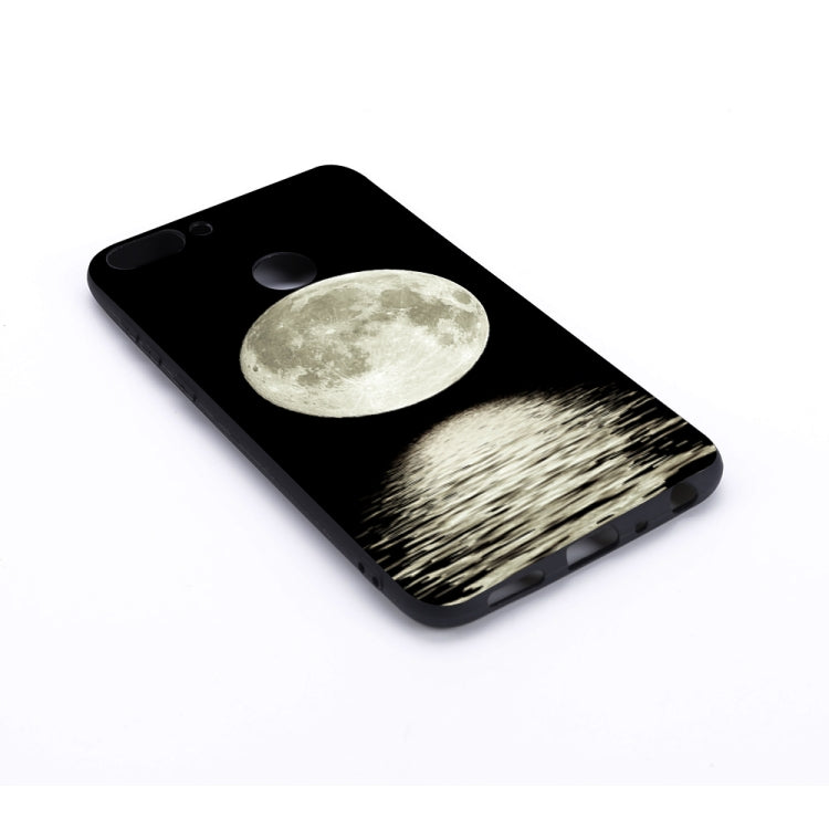 Moon Painted Pattern Soft TPU Case for Huawei P Smart / Enjoy 7S