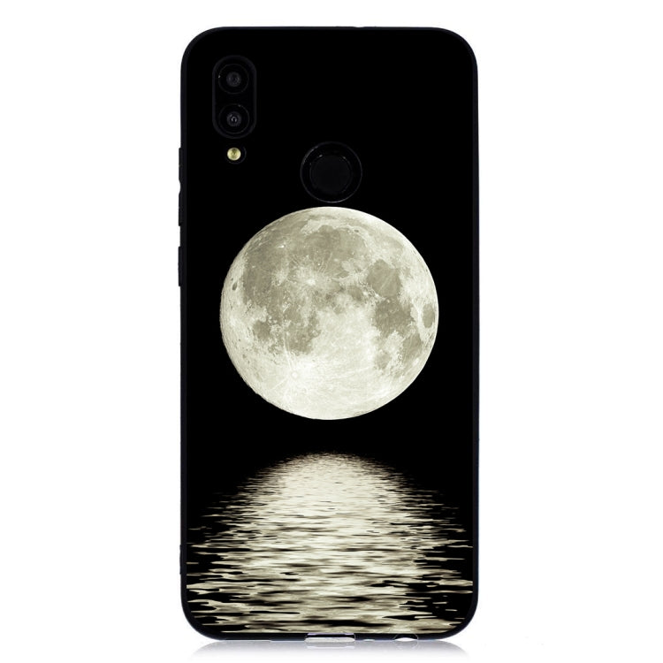 Moon Painted Pattern Soft TPU Case for Huawei P Smart (2019)