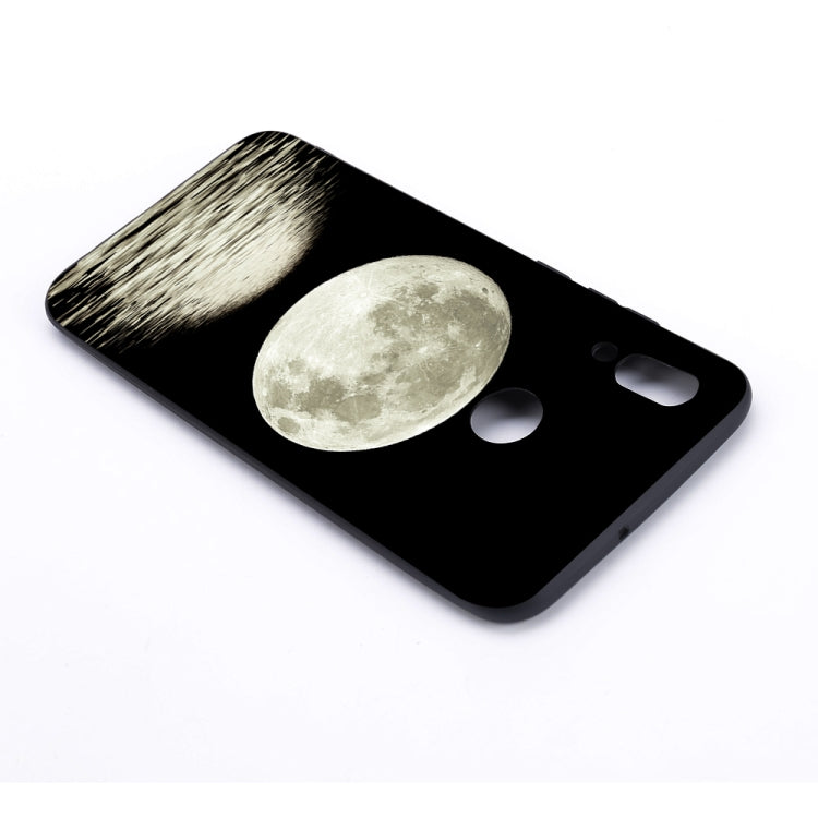 Moon Painted Pattern Soft TPU Case for Huawei P Smart (2019)