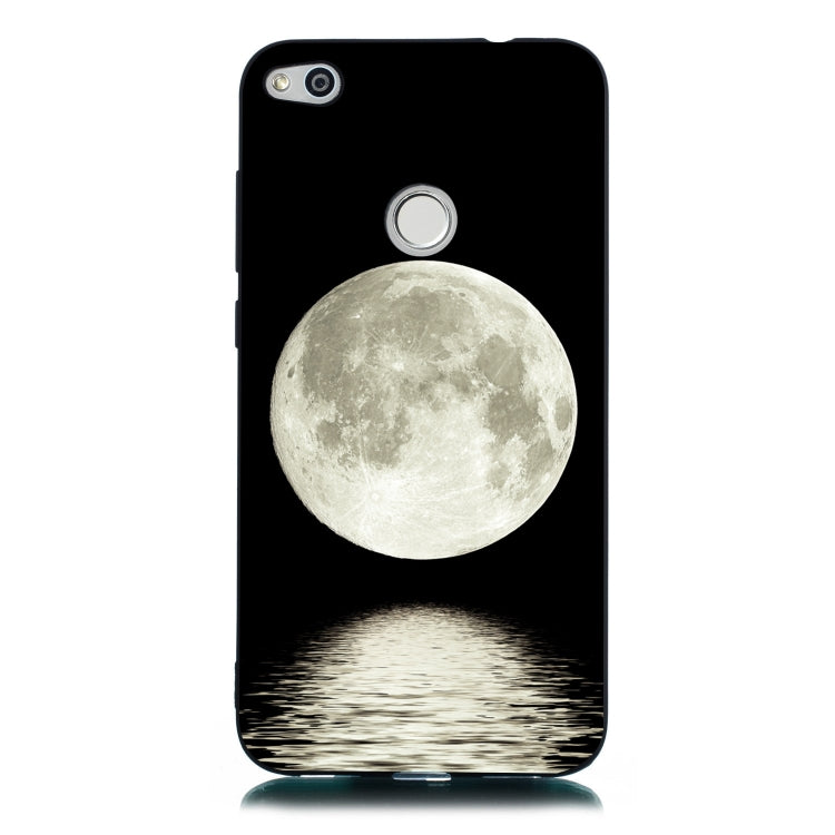 Moon Painted Pattern Soft TPU Case for Huawei P8 Lite (2017)