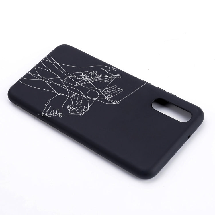 Five Hands Painted Pattern Soft TPU Case for Huawei P20
