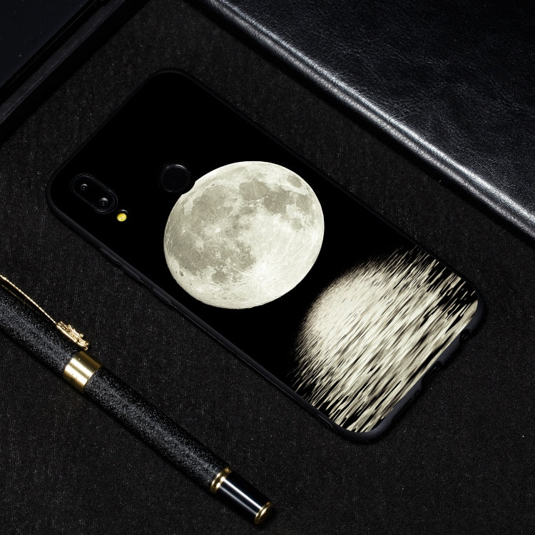 Moon Painted Pattern Soft TPU Case for Huawei P20 Lite
