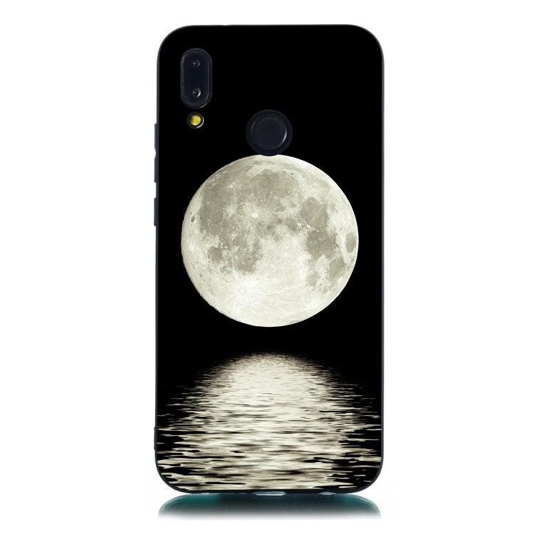 Moon Painted Pattern Soft TPU Case for Huawei P20 Lite