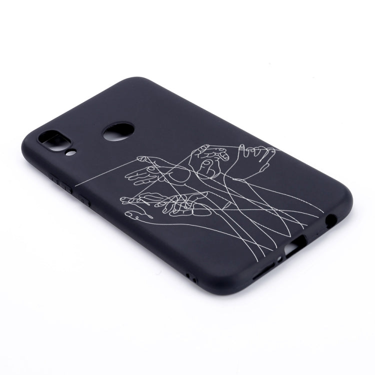 Five Hands Painted Pattern Soft TPU Case for Huawei P20 Lite